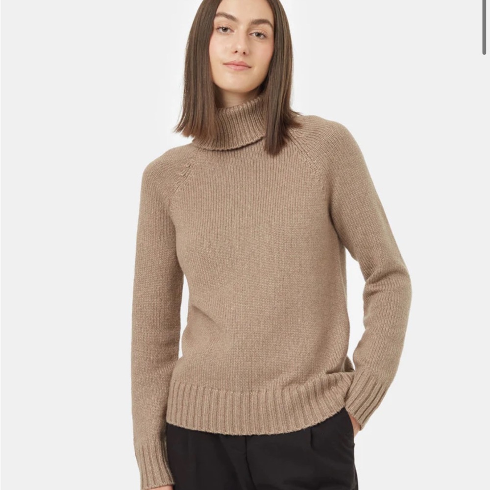 Tentree Highline Wool/cotton Turtleneck Sweater - Picture 2 of 7
